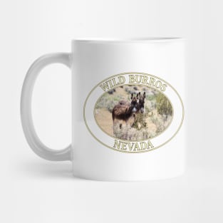 Wild Burros / Donkeys in Nevada Mug